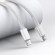 USB-C to Lightning Baseus High Density Braided Cable, 20W, PD, 2m (white) image 4