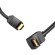 Cable HDMI 2.0 Vention AAQBH 2m, Angled 270°, 4K 60Hz (black) paveikslėlis 4