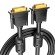 DVI (24+1) Cable Vention EAABF 1m, 2K 60Hz (black) фото 1