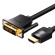 Kabel HDMI do DVI (24+1) Vention ABFBF 1m, 4K 60Hz/ 1080P 60Hz (Czarny) paveikslėlis 1