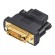 DVI (24+1) Male to HDMI 1.4 Female Adapter Vention ECDB0 1080P 60Hz (black) paveikslėlis 1