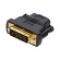 DVI (24+1) Male to HDMI 1.4 Female Adapter Vention ECDB0 1080P 60Hz (black) paveikslėlis 2