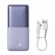 Powerbank Baseus Bipow Pro 10000mAh, 2xUSB, USB-C, 20W (purple) paveikslėlis 8