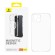 Magnetic Phone Case for iPhone 15 Plus Baseus OS-Lucent Series (Clear) image 3