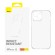 Phone Case for iP 14 PRO MAX  Baseus OS-Lucent Series (Clear) paveikslėlis 2