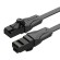Płaski kabel sieciowy UTP Cat. 6 Vention IBABF RJ45 Ethernet 1000Mbps 1m, czarny paveikslėlis 3