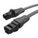Płaski kabel sieciowy UTP CAT6 Vention IBABH RJ45 Ethernet 1000Mbps 2m czarny image 3