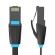 Flat UTP Category 6 Network Cable Vention IBJBD 0.5m Black image 1