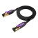 Flat Network Cable UTP CAT7 Vention ICABG RJ45 Ethernet 10Gbps 1.5m Black image 2