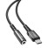 Adapter USB-C to mini jack 3,5mm Acefast C1-07 18cm (black) image 1