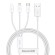 Quick Charge USB to M+L+C  Baseus Superior Data 3.5A 1m (White) image 2