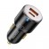 Car Charger USB-A+USB-C 100W Essager (black) paveikslėlis 1