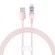 Fast Charging cable Baseus USB-A to Lightning Explorer Series 1m, 2.4A (pink) фото 3