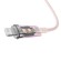 Fast Charging cable Baseus USB-A to Lightning Explorer Series 1m, 2.4A (pink) image 6