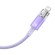 Fast Charging cable Baseus USB-A to Lightning Explorer Series 1m 2.4A (purple) paveikslėlis 5