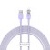 Fast Charging cable Baseus USB-A to Lightning  Explorer Series 2m, 2.4A (purple) image 2