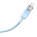 Fast Charging cable Baseus USB-C to Lightning  Explorer Series 1m, 20W (blue) фото 4