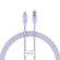 Fast Charging cable Baseus USB-C to Lightning  Explorer Series 1m, 20W (purple) paveikslėlis 2