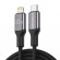 Fast Charging cable Rocoren USB-C to Lightning Retro Series 1m (grey) image 1