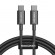 Fast Charging cable Rocoren USB-C to USB-C Simples Series 100W, 2m (black) paveikslėlis 1