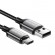Fast Charging cable Rocoren USB-A to USB-C Retro Series 2m 3A (grey) image 2