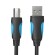 Printer Cable USB 2.0 A do USB-B Vention VAS-A16-B500 5m Black paveikslėlis 1