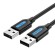 USB 2.0 cable Vention COJBD 2A 0,5 m Black PVC paveikslėlis 2