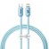 Kabel USB-C do iP Baseus Crystal Shine,  20W, 1.2m (niebieski) фото 1