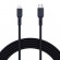 USB-C to Lightning Cable Aukey CB-SCL1, 27W, 1m (black) paveikslėlis 1