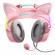 Gaming headphones ONIKUMA X15Pro Pink Cat's Ears paveikslėlis 3