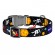 Nylon dog collar with QR code Waudog "NASA" size XL image 2