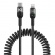 Mcdodo CA-1960 USB-C to Lightning spring cable, 36W, 1.8m (black) image 1