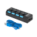 Kannettavat, muistikirjat, tarvikkeet // USB Hubs | USB Docking Station // HUB USB 3.0 4 portowy Rebel image 1