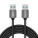 Datortehnikas komponentes un aksesuāri // Datora/USB/LAN kabeļi // Kabel USB3.0 wtyk - wtyk  1m Kruger&amp;Matz image 2