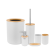 Zestaw akcesoriów łazienkowych (6 szt.) biały image 1