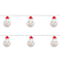 Apgaismojums LED // Dekoratīvais svētku apgaismojums | Ziemassvētku apgaismojums // Lampki choinkowe wewnętrzne Rebel  na baterie - bałwanki image 2