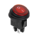 Elektromateriāli // Izpārdošana // Złącze przełącznik kołyskowy okrągły 0-1 czerwony 4 piny IP65 image 1