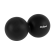 Skaistumkopšanas un personiskās higiēnas produkti // Masāžas ierīces // Duoball podwójna piłka do masażu 6.2cm, kolor czarny, materiał silikon, REBEL ACTIVE image 1