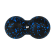 Henkilökohtaiset hoitotuotteet // Hierontalaitteet // Duoball podwójna piłka do masażu 8cm, kolor czarno-niebieski, materiał EPP, REBEL ACTIVE image 2