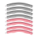 Skaistumkopšanas un personiskās higiēnas produkti // Masāžas ierīces // Hula Hop odchudzające koło 95cm, różowe, REBEL ACTIVE image 3
