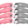 Skaistumkopšanas un personiskās higiēnas produkti // Masāžas ierīces // Hula Hop odchudzające koło 95cm, różowe, REBEL ACTIVE image 4