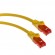 LAN datortīkli // Savienotājvadi (patch cords) Datortīkliem | LAN komutācijas kabeļi // MCTV-302 Y 47274 Przewód kabel patchcord UTP cat6 wtyk-wtyk 2m żółty image 1