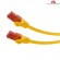 LAN datortīkli // Savienotājvadi (patch cords) Datortīkliem | LAN komutācijas kabeļi // MCTV-302 Y 47274 Przewód kabel patchcord UTP cat6 wtyk-wtyk 2m żółty image 3