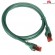 LAN tinklai // Komutaciniai - jungiamieji laidai // MCTV-301 G 47268 Przewód kabel patchcord UTP cat6 wtyk-wtyk 1m zielony paveikslėlis 2