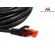 Структурированные кабельные системы // Коммутационный кабель Патч-корд для ЛВС // Przewód, kabel, patchcord, UTP Maclean, wtyk-wtyk, Cat6, 1m, czarny, MCTV-740 фото 3