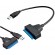 Datortehnikas komponentes un aksesuāri // Datora/USB/LAN kabeļi // Adapter USB to SATA 3.0 image 1