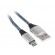 Tahvelarvutid ja tarvikud // USB kaablid // Kabel TRACER USB 2.0 AM - micro 1,0m czarno-niebieski image 1