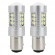 LED valgustus // Light bulbs for CARS // Żarówki led canbus 3030 24smd 1157 bay15d p21/5w white 12v 24v amio-01438 image 1