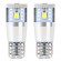 LED valgustus // Light bulbs for CARS // Żarówki led canbus 3smd 2835 t10e w5w alu white 12v 24v amio-01637 image 1