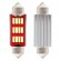LED valgustus // Light bulbs for CARS // Żarówki led canbus 4014 12smd festoon c5w c10w c3w 41mm white 12v 24v amio-01291 image 1